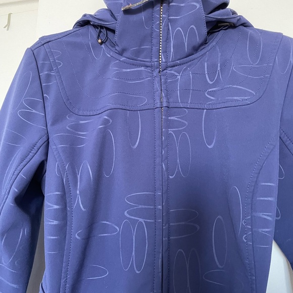 Lole Coat. Size XS. Blue. Detachable Hood - Picture 5 of 6